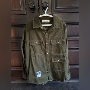EXCELLENT CONDITION Metalwood Studio Olive Green Men's Jacket